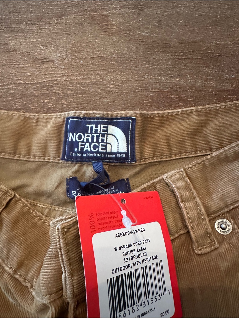 The North Face Women’s W Nenana Cord Pant - British Khaki